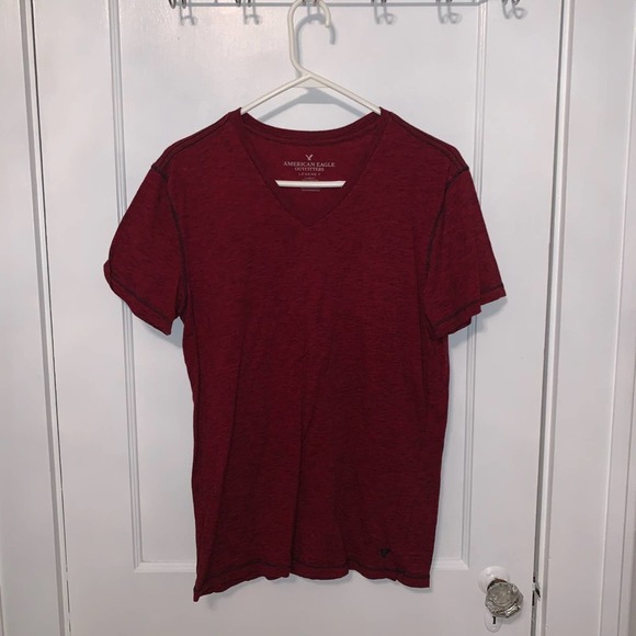 American Eagle Outfitters Other - 2/$10 sale! American Eagle mens red vneck Legend Tee size S